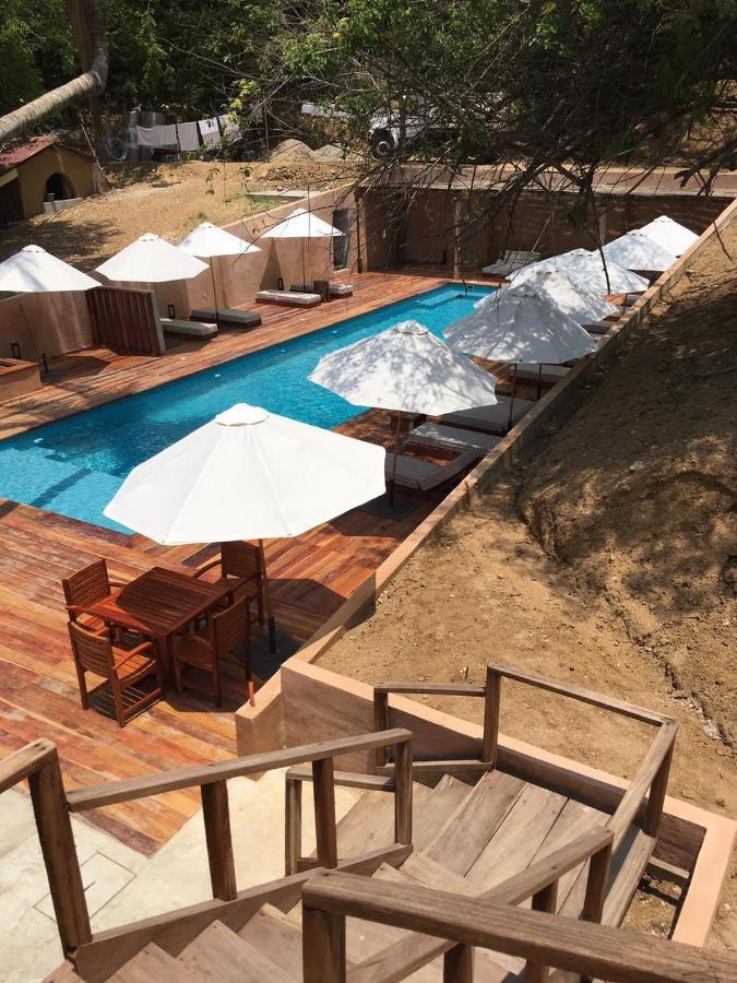 Hotel Rinconcito De Mazunte Santa María Tonameca Kültér fotó